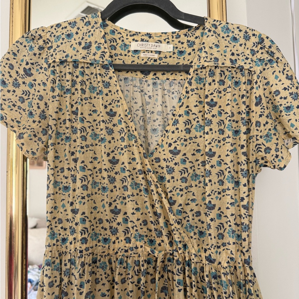 🌸 Christy Dawn Dress- Larkspur Ditsy Field- Size Small 🌸 - Picture 4 of 6